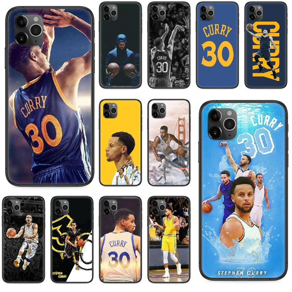 

Stephen Curry 30 basketball Phone case For iphone 4 4s 5 5S SE 5C 6 6S 7 8 plus X XS XR 11 PRO MAX 2020 black waterproof trend