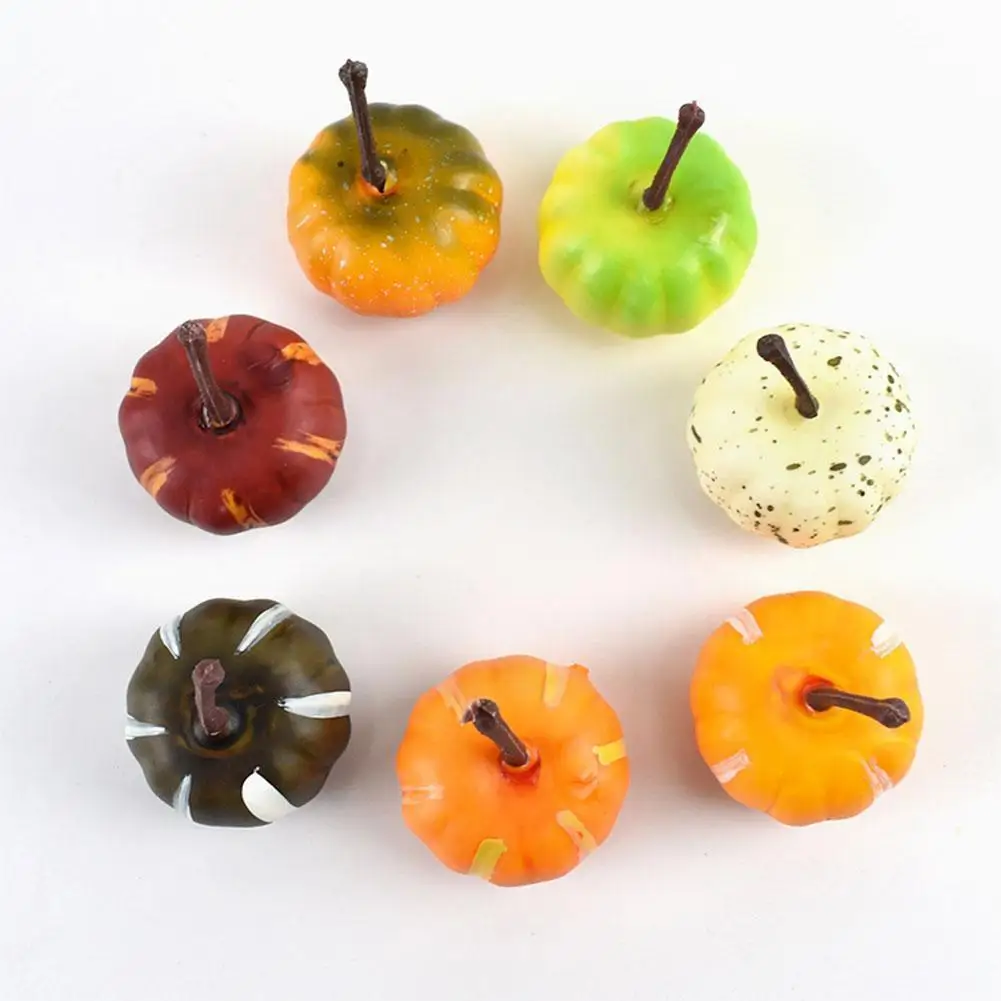 

10Pcs/20Pcs Mini Artificial Simulatie Pumpkin Fake Decoratie For Halloween Decoration For Home Halloween Props DIY Crafts J3T4