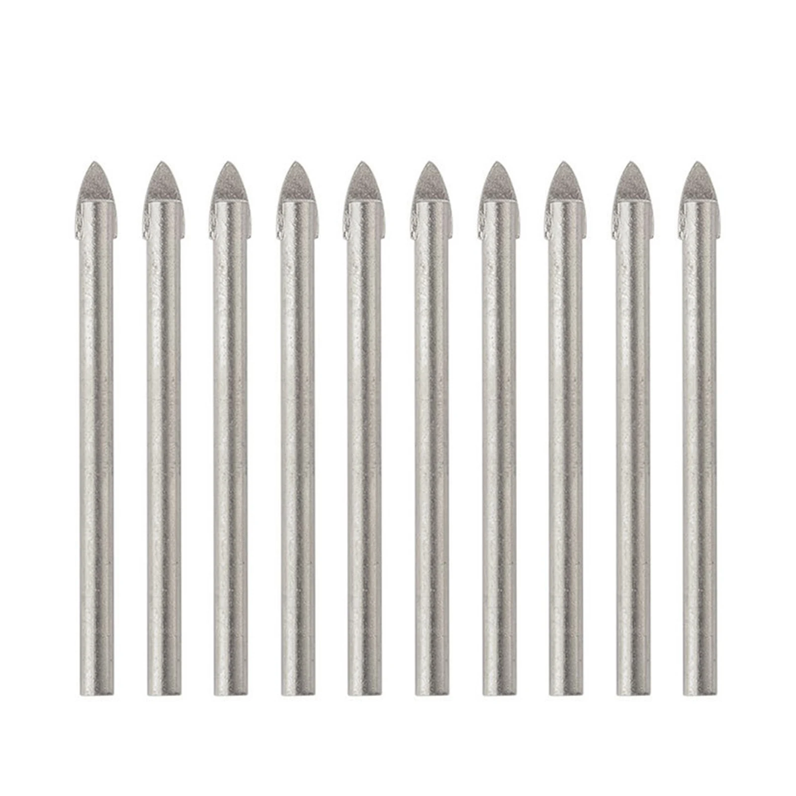 

10pcs 6mm Drill Bit Set Alloy Straight Shank Hole Grooving Accurate Woodworking Accessories Anti-slip Heavy Duty Home Hand Tool