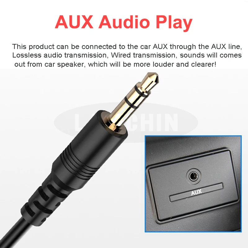 Dual USB Charger Wireless Car Handsfree Kit Bluetooth 4.0 Stereo Music Receiver With 3.5MM Aux Input Jack Fast NFC | Мобильные