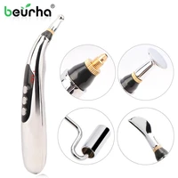 usb charging electric acupuncture pen tens massage meridian energy laser therapy pen pain relief mini stimulation massager