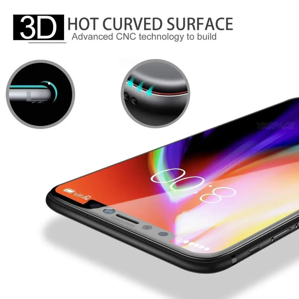 15D Full Cover Privacy Screen Protector For iPhone X XR XS 11 12 13 mini 14 Pro Max Anti Spy Glare Peeping 3D Tempered Glass