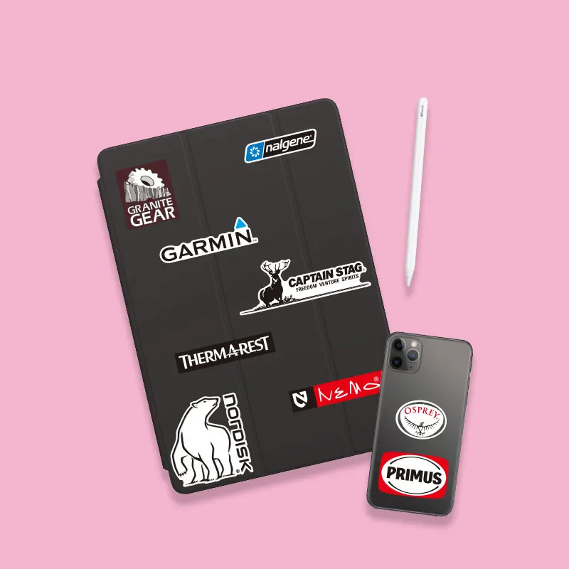 

23pcs outdoors stickers for kids spotify premium aesthetic stationery kawaii netflix account notebooks diary Scrapbooking