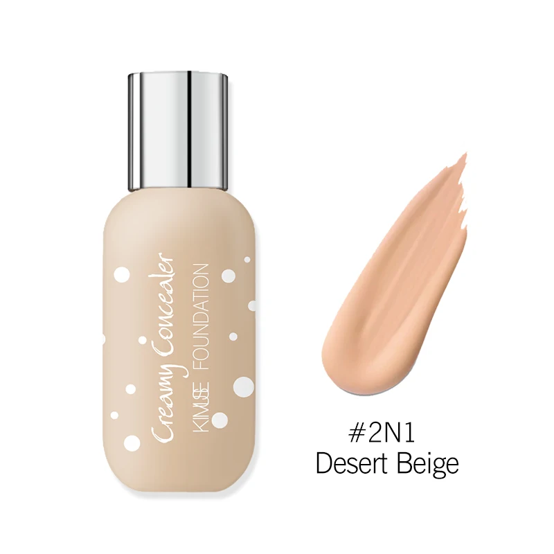 2N1 KIMUSE 24H Pro-Matte power износостойкая основа для макияжа maquiagem Профессиональный жидкий консилер водостойкий натуральный бренд - Цвет: 2N1