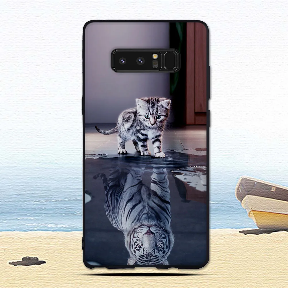 Чехол из ТПУ для Samsung Galaxy Note 8 N950F N950 мягкий силиконовый чехол Note8 задние чехлы