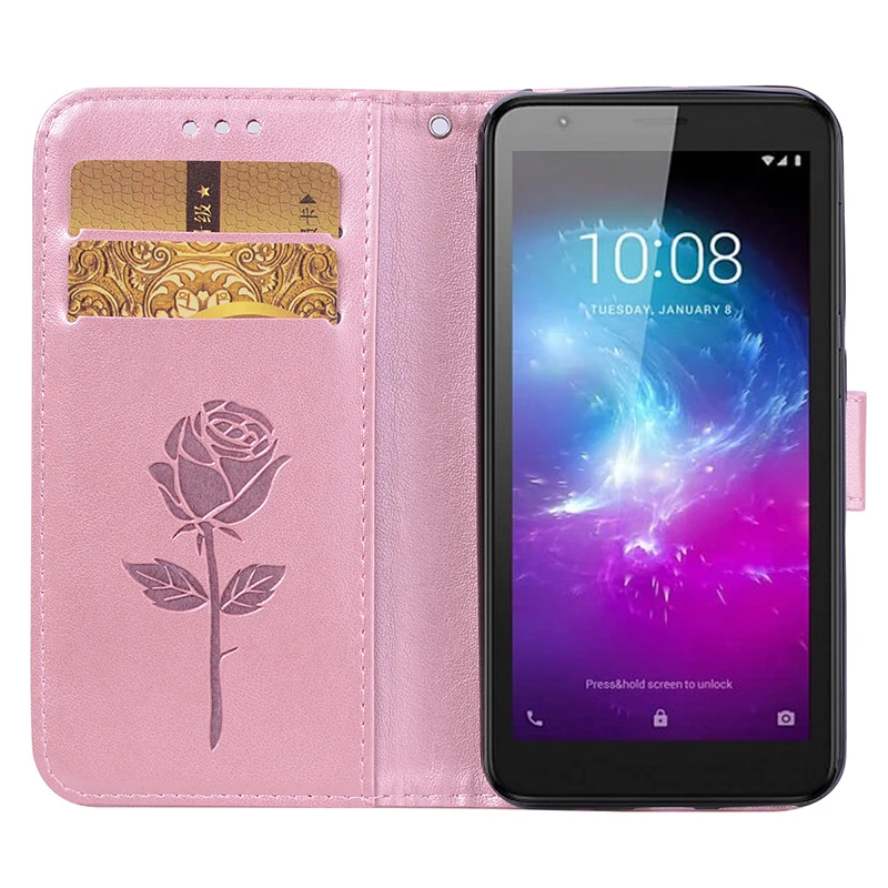 Чехол-Кошелек для zte Blade L8 A3 Funda Book Stand Магнитный чехол-книжка из искусственной кожи с откидной крышкой для zte Blade A5 A7 силиконовый чехол