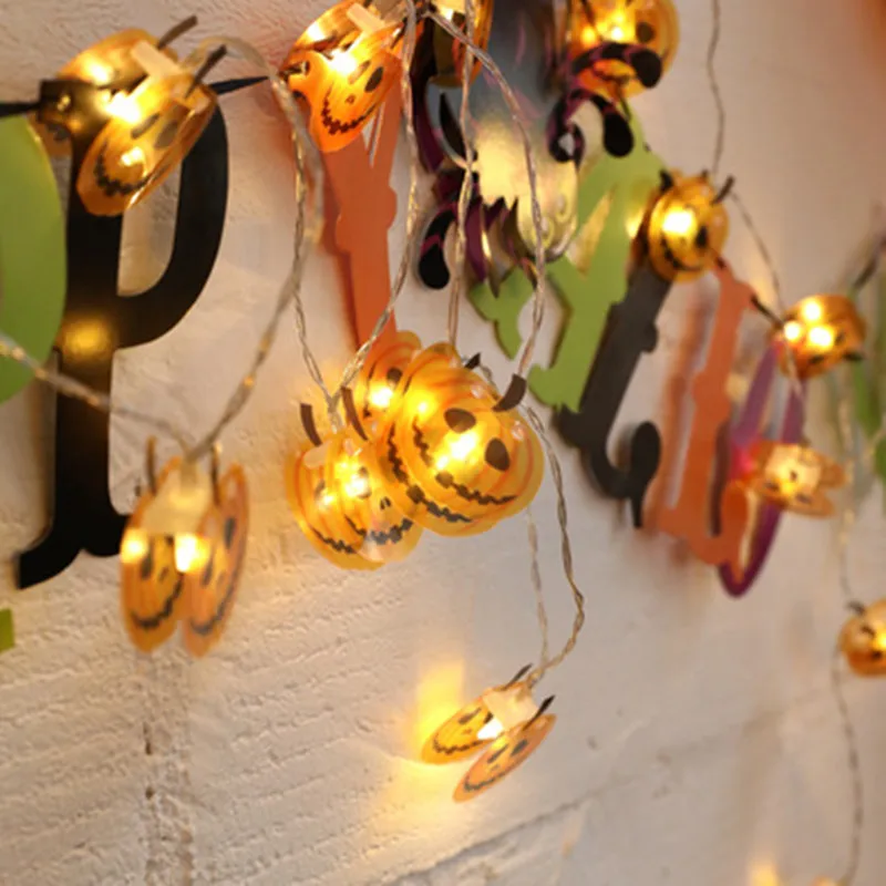 Светодиодный светильник на Хэллоуин декоративный в виде черепа летучей мыши