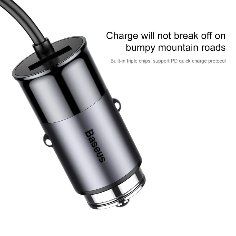 Baseus мульти 4 порта USB Автомобильное зарядное устройство несколько 5.5A турбо Быстрая автомобильная зарядка USB зарядное устройство для iPhone X samsung Xiaomi Мобильный телефон