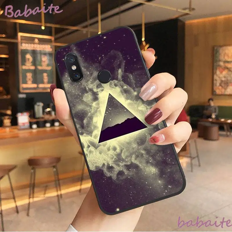 

Babaite triangle DIY Painted Phone Case for XiaoMi MI 6 plus A2 8 LITE 8 8SE 9 9SE MIX2 Cover