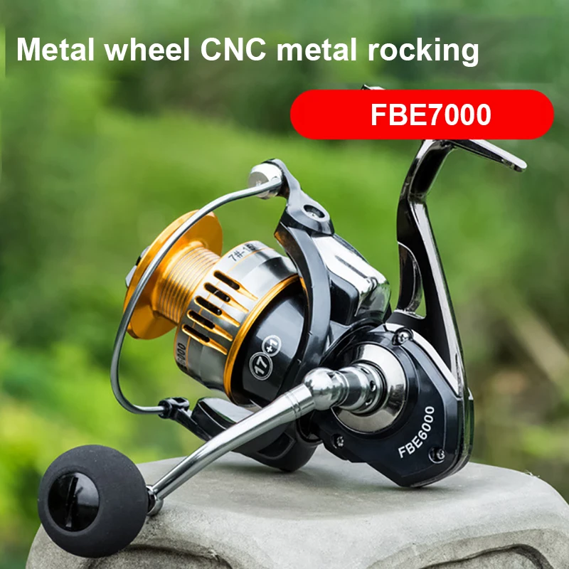 

High Quality Zinc Alloy 17+1 BB Fishing Reel 5.0:1 4.7:1 Gear Ratio High Speed Spinning Reel Carp Fishing Reels Dropshipping