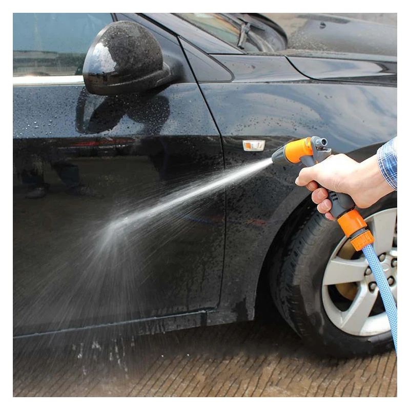 Практичные садовые шлангы с 2 насадками водяной пистолет шлангный распылитель