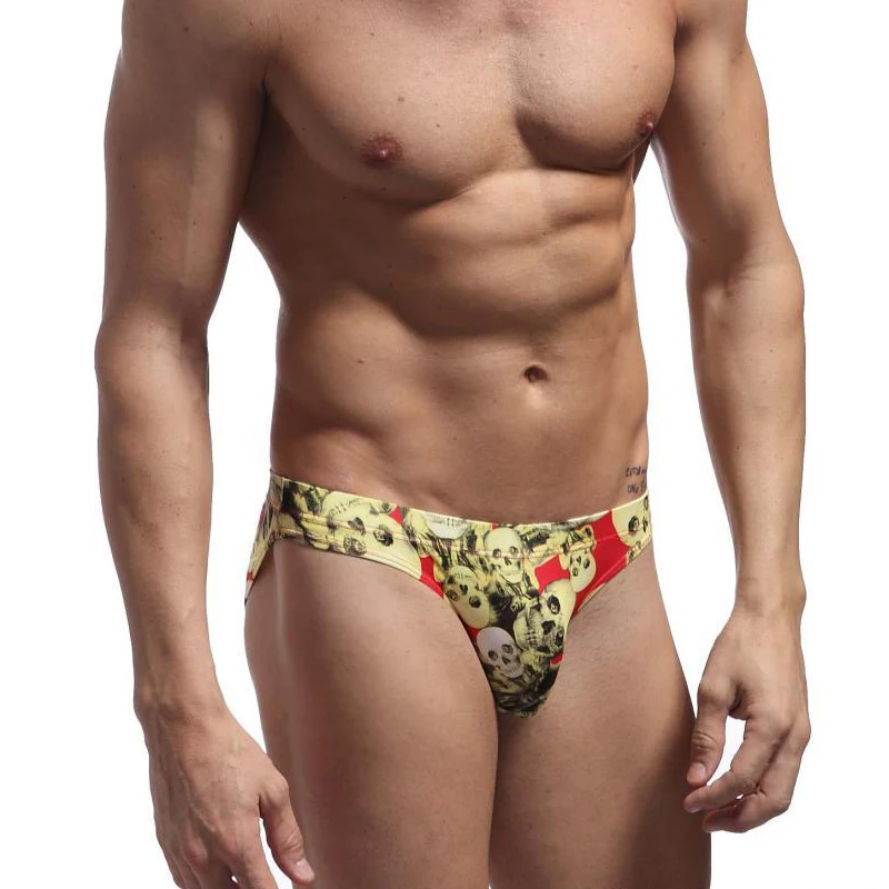 SD38 сексуальные черные синие красные купальники с принтом черепа плавательные