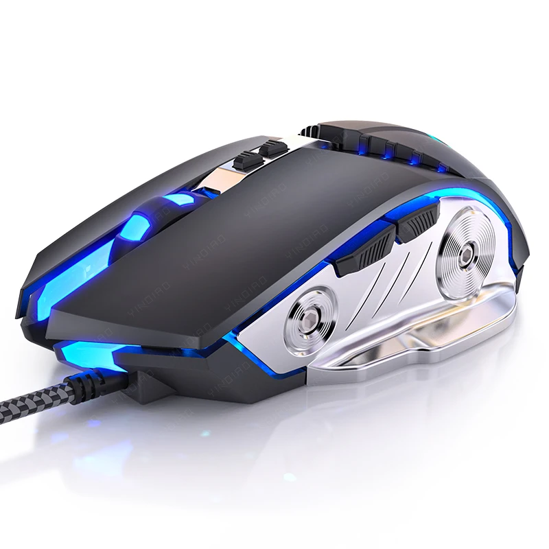 

ALLINGE G3Pro Gaming Mouse 3200DPI Adjustable Silent Mute Optical LED USB Wired Computer Mice for Gamer Home Office