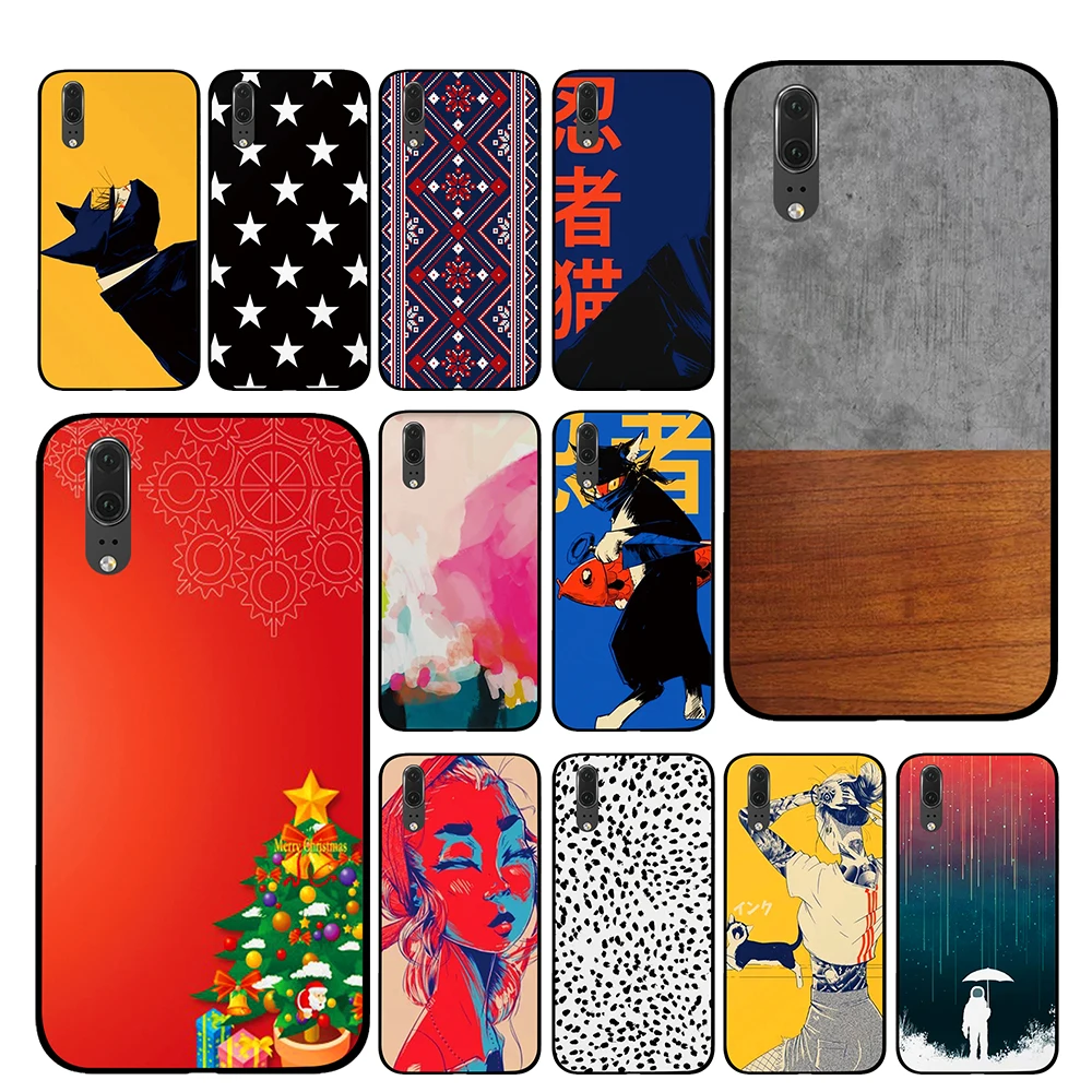 Buy mini art Cases Cover For Huawei P30 P20 P10 Mate 10 20 Pro Lite on