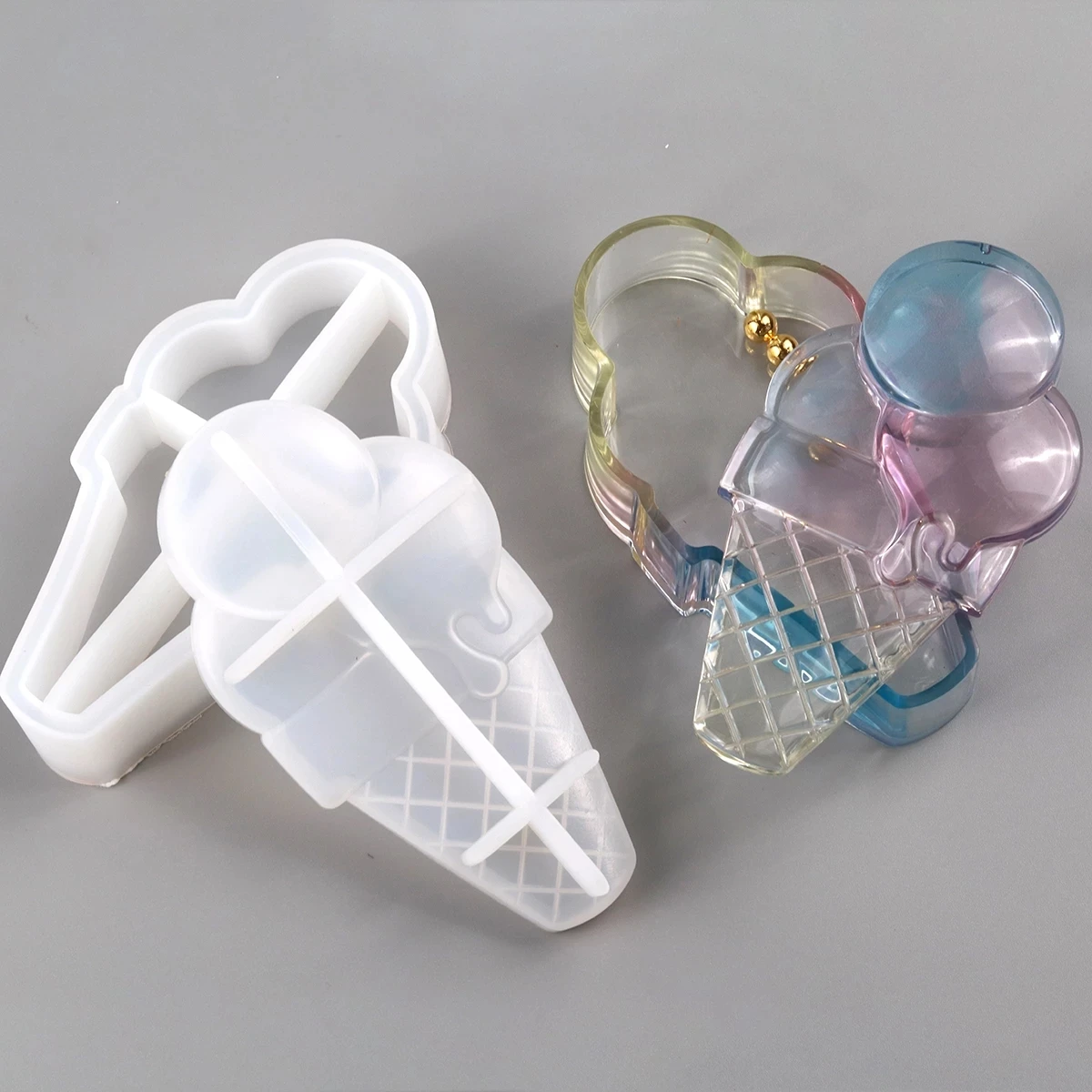 

DIY Crystal Epoxy Resin Silicone Mold Halloween Pumpkin Storage Box Mold Clay Cement Casting Mould Craft Making Table Home Decor