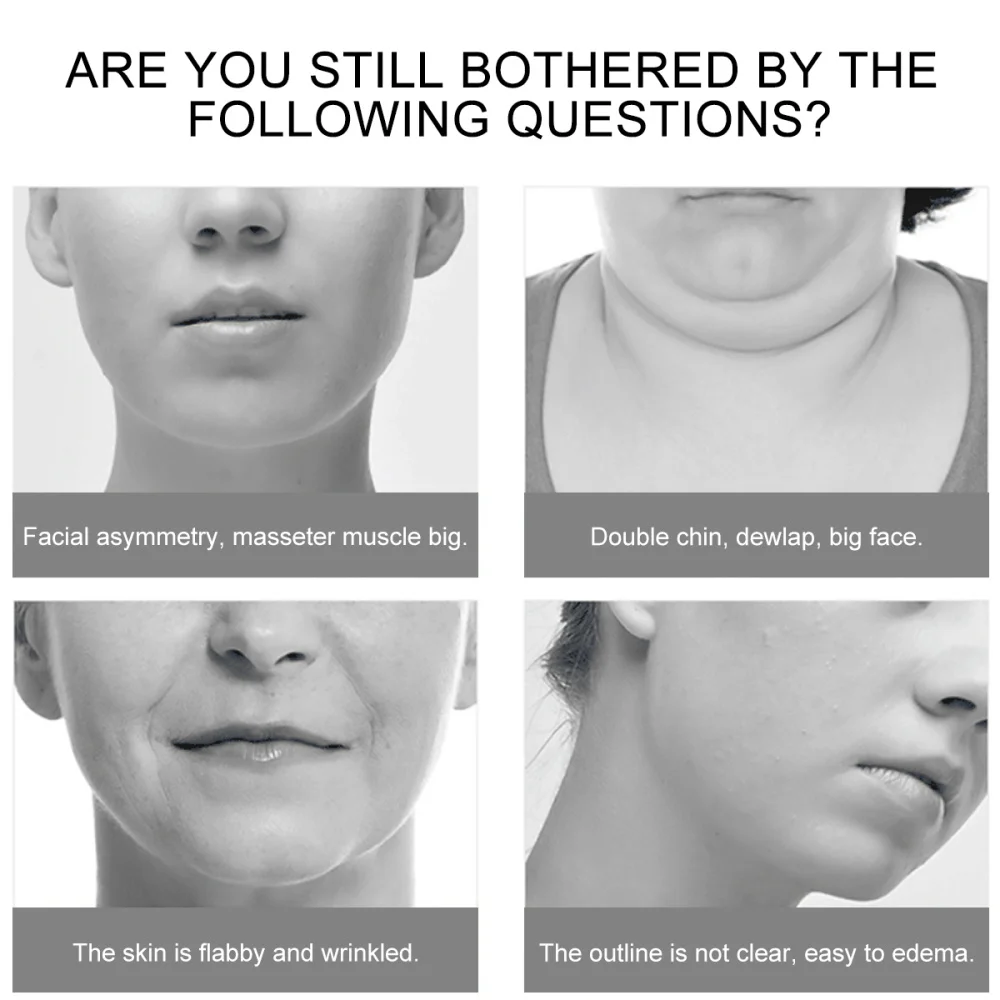 

1Pc Face Slimming Device Double Chin Massager V-Line Face Lifting Device