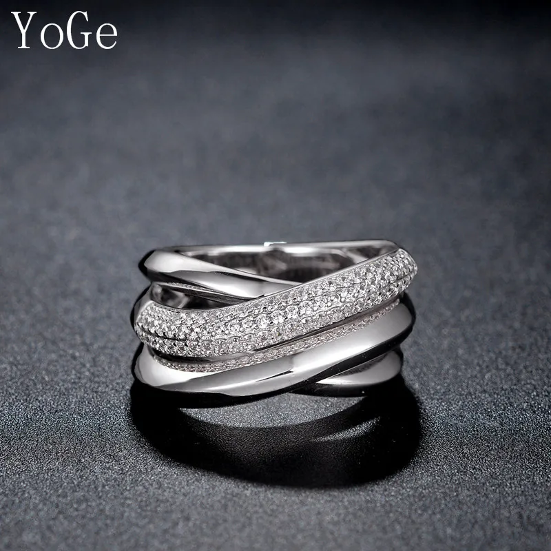 YoGe свадебные и вечерние ювелирные изделия для женщин R2529 роскошное AAA CZ