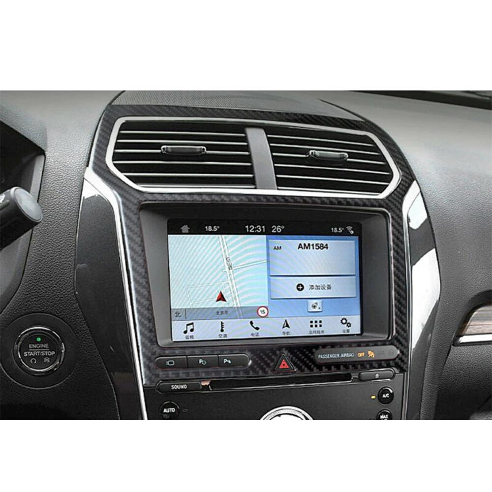 

Polyurethane AC Glossy Cover Adhesive Sticker Carbon Fiber Navigation Decor