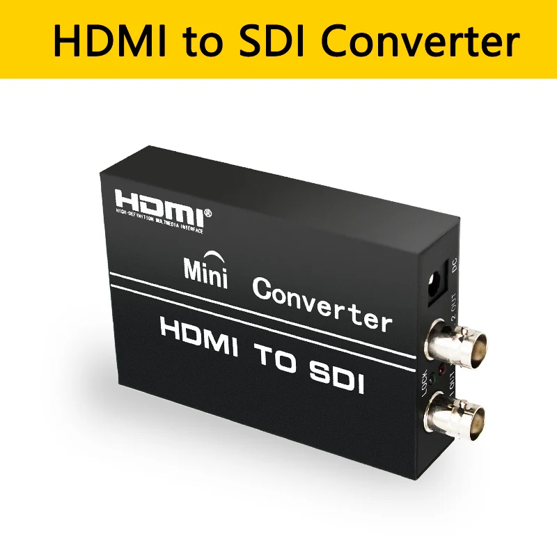 Mini HDMI to SDI dual 2 Input Output Converter Adapter HDMI-SDI 1080P for PC DVD Laptop |
