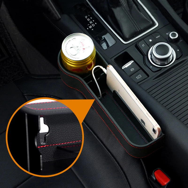 Автомобильный ящик для хранения автомобильный органайзер чехол сиденья из ПУ