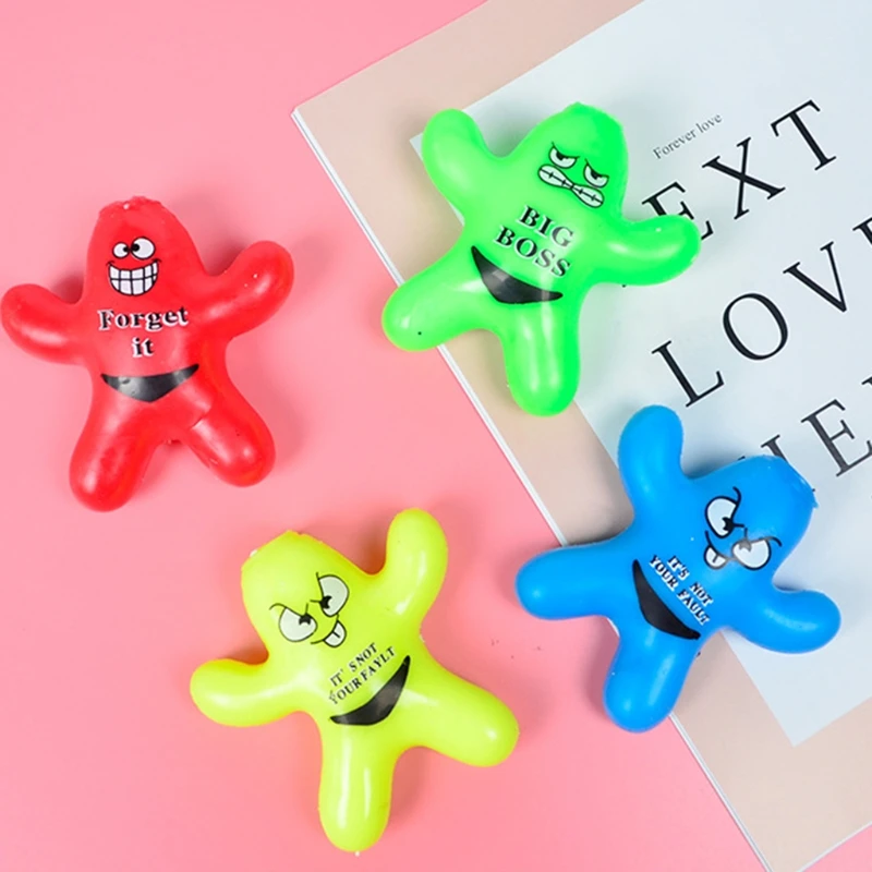 

Funny Expression Shape Anti Stress Face Reliever Pressure Balls Anxiety Relief Sensory Ball Funny Gift for Children