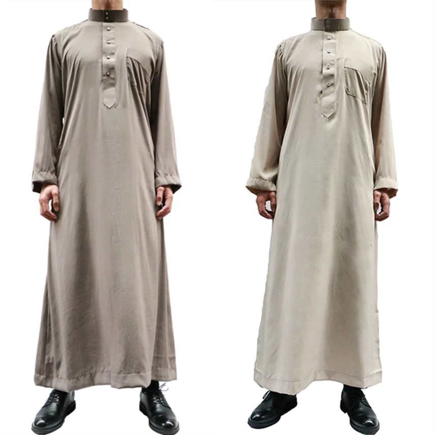 

Jubba Thobe Karftan for Men Islamic Clothing Muslim Fashion Dubai Eid Mubarak Arab Saudi Arabia Turkey Long Robe Abaya Dress