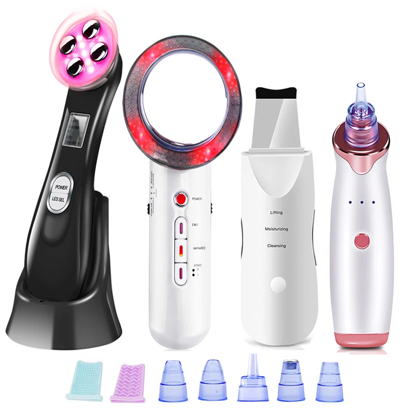 rf лифтинг аппарат Мезотерапия для лица ультразвуковой скрабер ЭМС инфракрасный