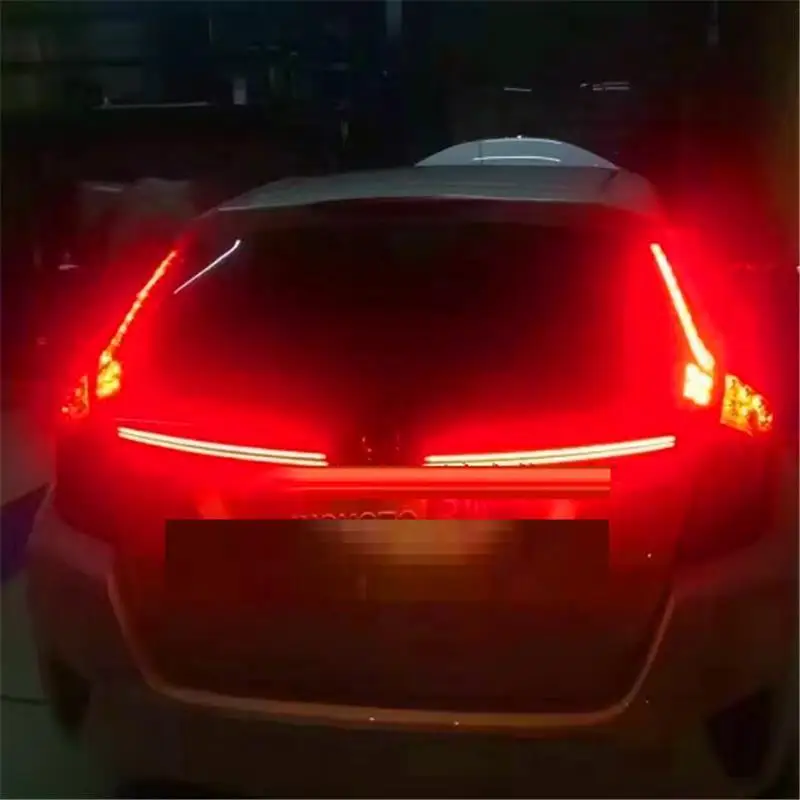 Drl аксессуар Cob внешняя лампа дневные ходовые светодиодные фары передние противотуманные задние Автомобильные фары в сборе 14 15 16 17 для Honda Fit
