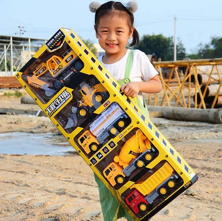Детская инерционная экскаватор большой Размеры стойкость от ударов при падениях