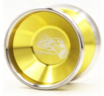 Новое поступление St. Ambassador2.0 YOYO сильная производительность 6061 сфера и нержавеющая сталь внешнее кольцо для профессионального соревнования 1A - Цвет: yellow