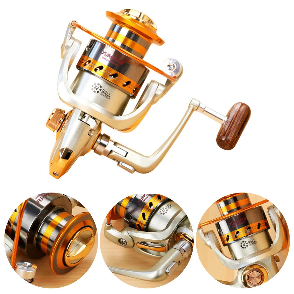 Катушка для спиннинга сверхгладкая мощная из сплава EF 1000 9000 катушка 12BB 5 5: 1