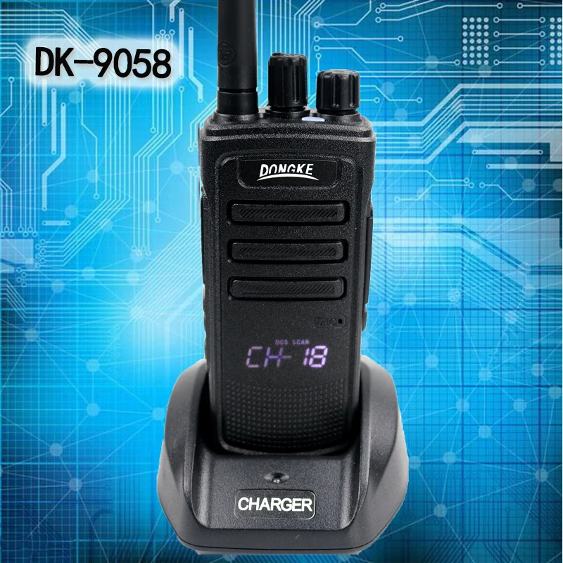DONGKE 9058 мощная рация УВЧ 400 470 МГц 10 Вт двухсторонняя радиостанция любительская