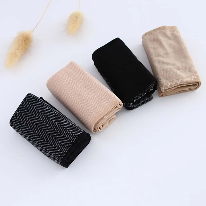 3 пары Осенние однотонные женские носки Нескользящие шерстяные Хлопковые