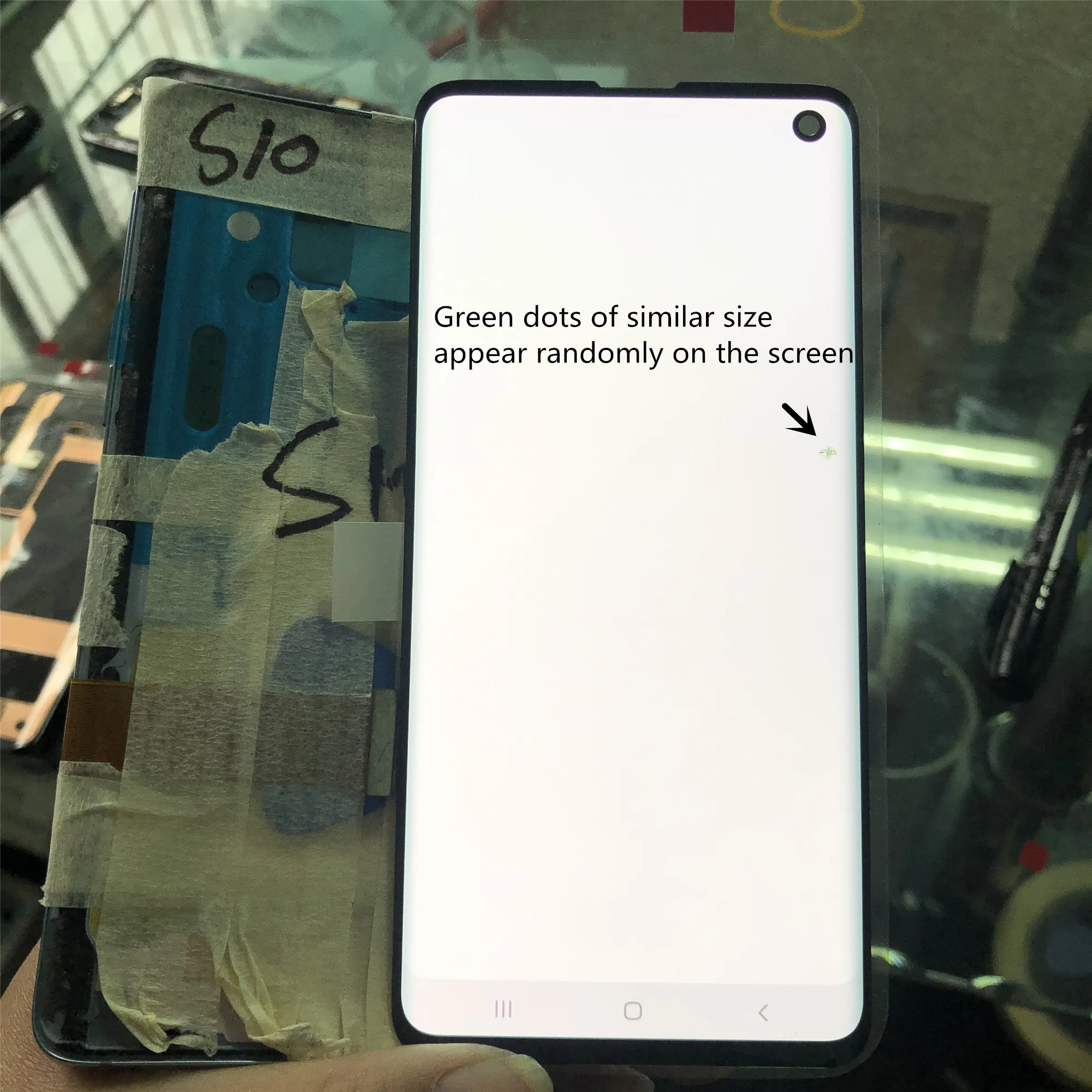AMOLRD-pantalla LCD Original de 6,1 pulgadas, digitalizador de pantalla t&aacute;ctil y Marco de repuesto para SAMSUNG GALAXY S10, SM-G973, G9730, G973F-0