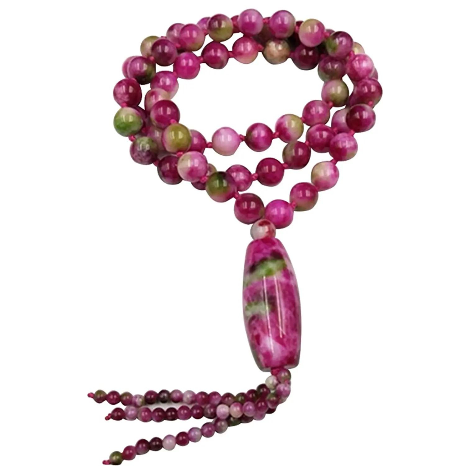 

LETSFUN Fine Jewelry Natural Colorful Peach Jade Beads Necklace Sweater Chain Gifts Free Shipping