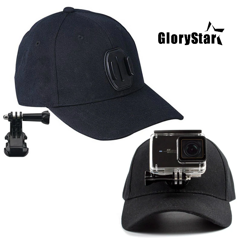 

Шляпа для спортивной камеры xiaomi yi sj osmo, аксессуары, регулируемая крышка с винтами и основанием J Stent для GoPro HERO 8 7 6 5 4 Session