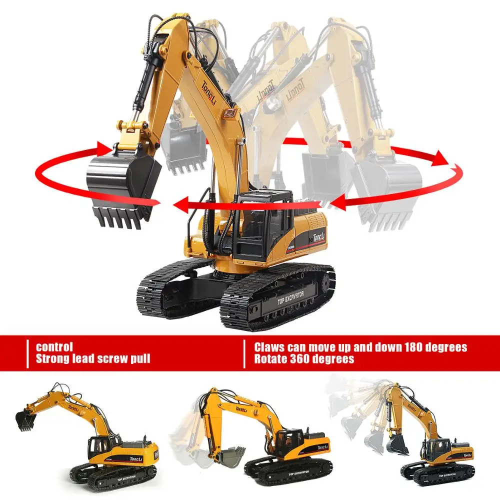 TongLi 580 игрушки для взрослых rc экскаватор Крытый Открытый пульт дистанционного