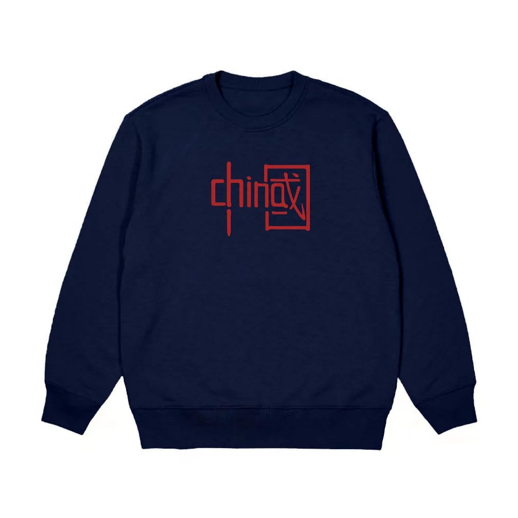 

Мужской осенне-зимний свитер в китайском стиле, утепленный бархатный свитер с длинными рукавами и круглым вырезом, 2021