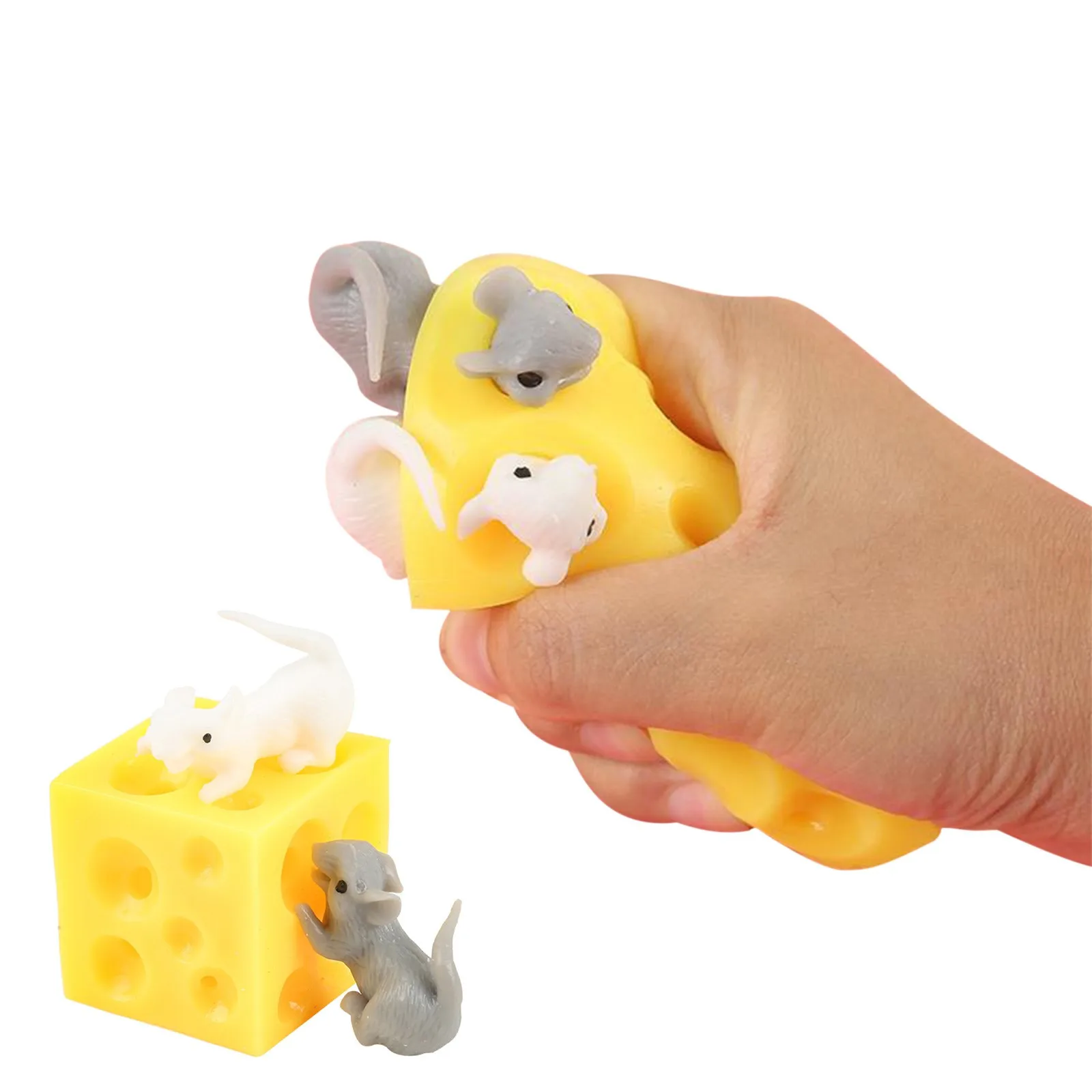 Игрушка для снятия стресса в виде мыши и сыра | Игрушки хобби