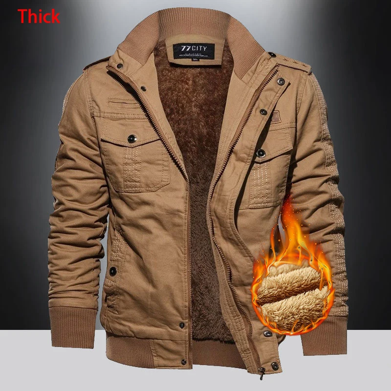 Осень-зима 2021 военная куртка Хлопковая мужская рабочая одежда Молодежная