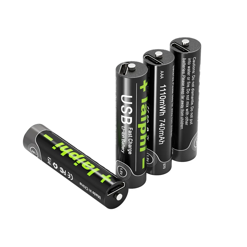 Новый 100% 1,5 V USB AAA литий-ионный аккумулятор 1100mwh емкость литиевый полимер USB перезаряжаемая литиевая батарея usb аккумулятор