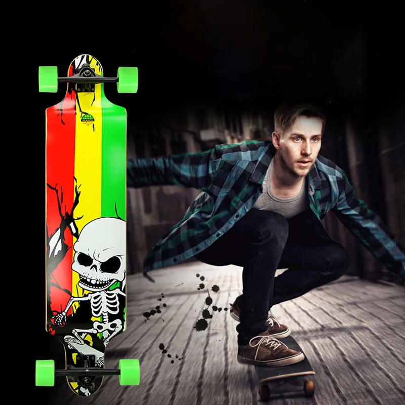 Уличный танцевальный Лонгборд скейтборд дорожный | Спорт и развлечения