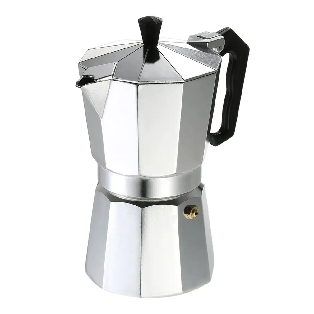 

50ml 1 Cup Aluminum Coffee Pot 50Ml 1Cup Coffee Maker Espresso Percolator Stovetop Mocha Pot Electric Fashion Stove