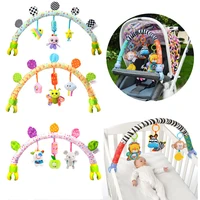baby musical mobile toys for bedcribstroller plush toddler rattles bell toys for 0 12 months infantnewborn educational toy