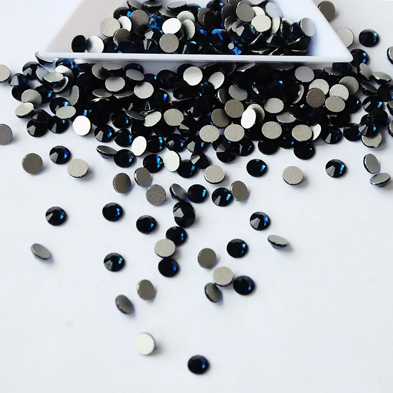 Высококачественные стразы из хрустального стекла с плоской задней поверхностью