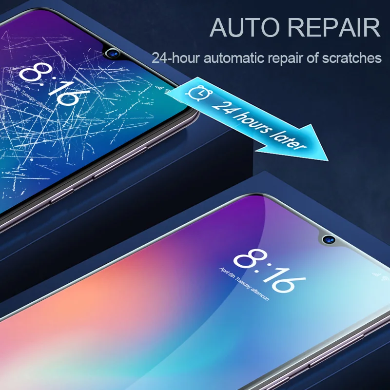 Полное покрытие Гидрогелевая пленка для OPPO Realme X X2/3/5 Pro TPU Защитная экрана мягкая
