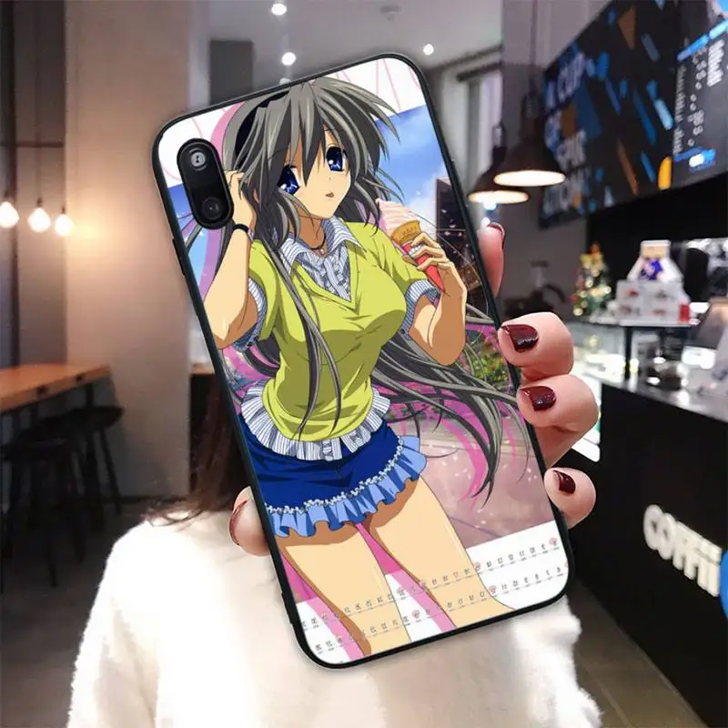 

Anime Clannad For Girl Black Silicone Cover Case For Huawei Nova 2i 3i 5 T 6 Se 7 Y5 2018 2019 Y9 Prime Y7 2019 Y9s Funda
