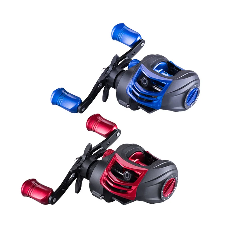 

Левая/правая Рыболовная катушка для заброса приманки с магнитным тормозом для ловли карпа, рыболовная катушка 7,2: 1 для заброса приманки