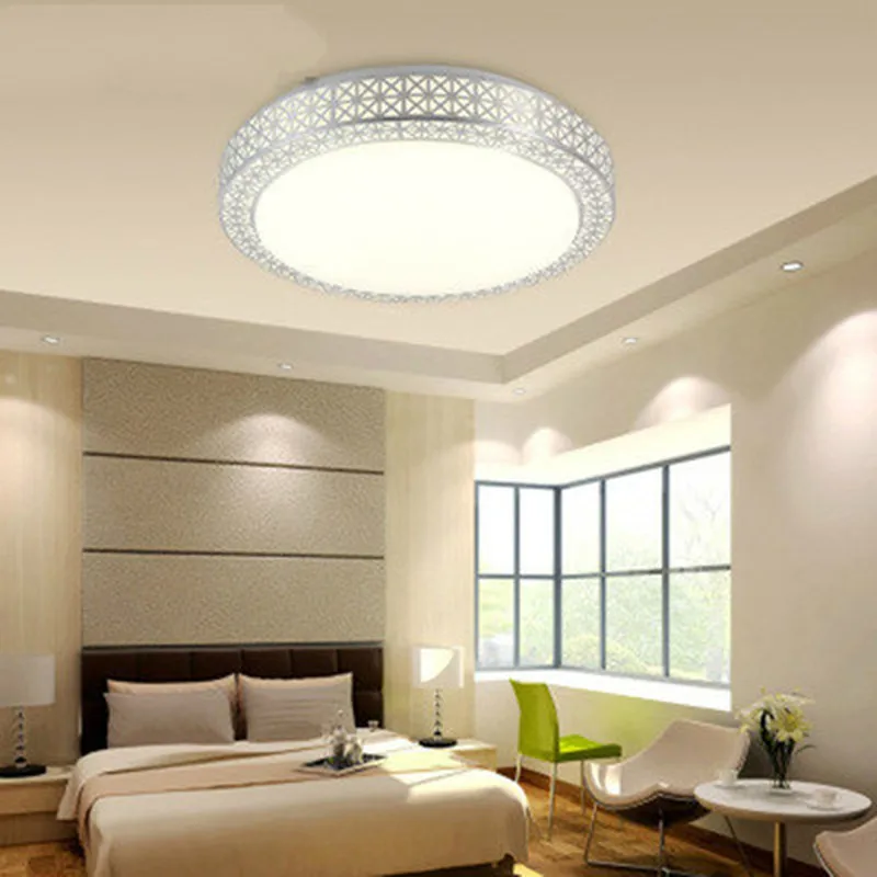 

Crystal LED Ceiling Lights 12W 18W 24W 48W Highlight Modern Round Surface Lamp AC 220V For Kitchen Bedroom Bathroom Lamps