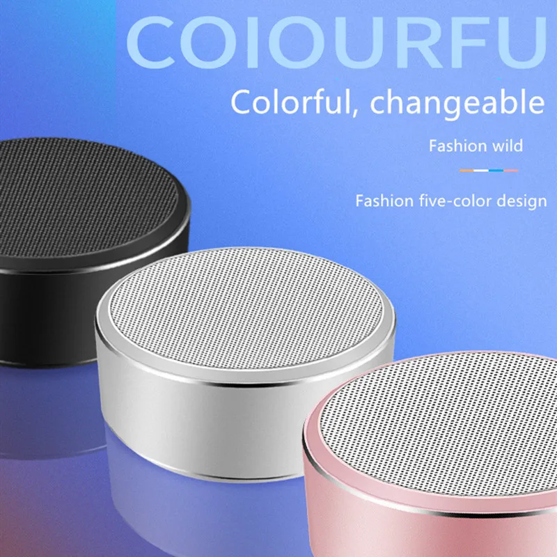 Мини Bluetooth колонка с сабвуфером беспроводные портативные уличные колонки